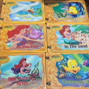 12 vintage Disney The Little Mermaid Storybook Collection